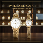 Gold NovaBond Couple Watches