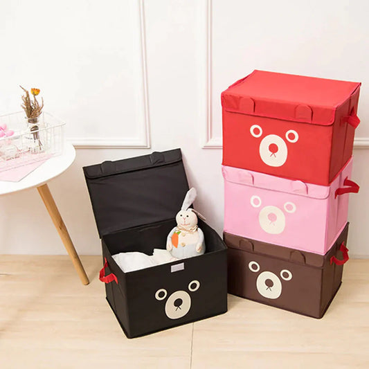 Panda Cartoon Printed Folding Storage Box