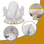 2 Pcs Reusable Steel Wire Dishwashing Gloves