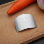 Buy 1 Get 2 Free Stainless Steel Finger Protector For Protect Fingers From Knife Cuts (3 Pcs)
