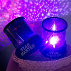 Romantic Fantasy Starry Sky LED Stars Lights with Rotating Projector For Bedroom and Night Light
