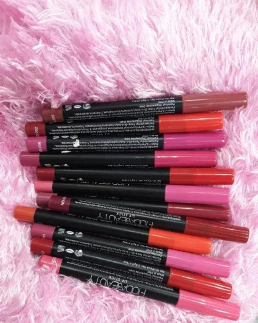 Huda Beauty Eyes & Lipstick Pencil 12-Pcs Set