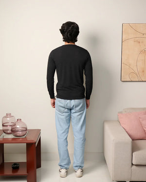 Textured Stretch Full Sleeves Tee