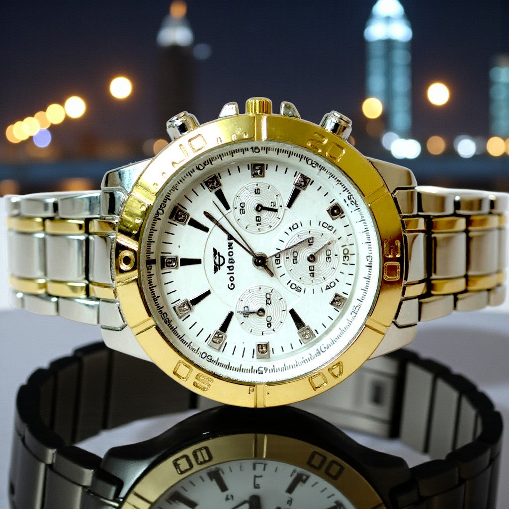 GoldPower Silver Valor Watch – Men’s Edition
