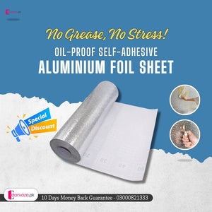 Kitchen Oil Proof Self Adhesive Aluminum Foil Sheet