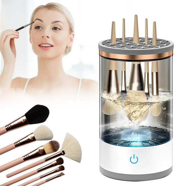 3 in 1 Automatic Rechargeable Electric Stand Makeup Brush Cleaner and Dryer For Women