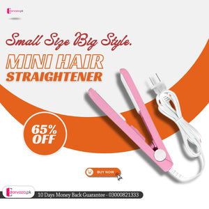 Mini Pocket Friendly Make Time Hair Straightener For Women