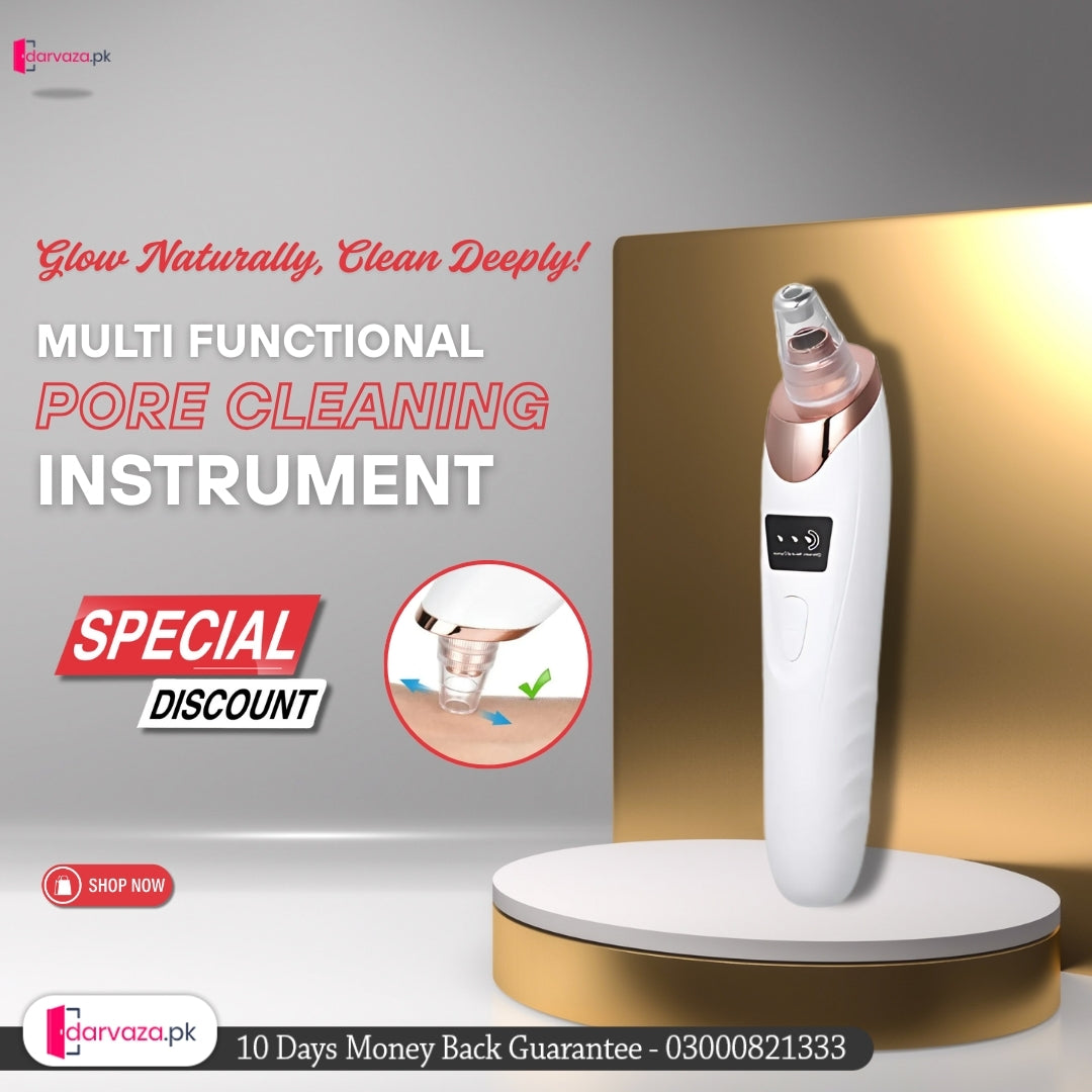 Multifunctional Cleaning Instrument For Pore Acne Pimple Removal and Vacuum Suction Facial Pore Cleaner