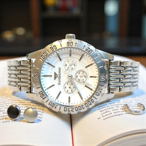 Silver Chronos Luxury Edition Watch