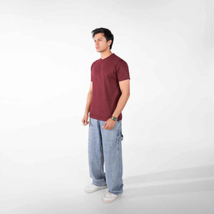 Maroon Basic T-Shirt