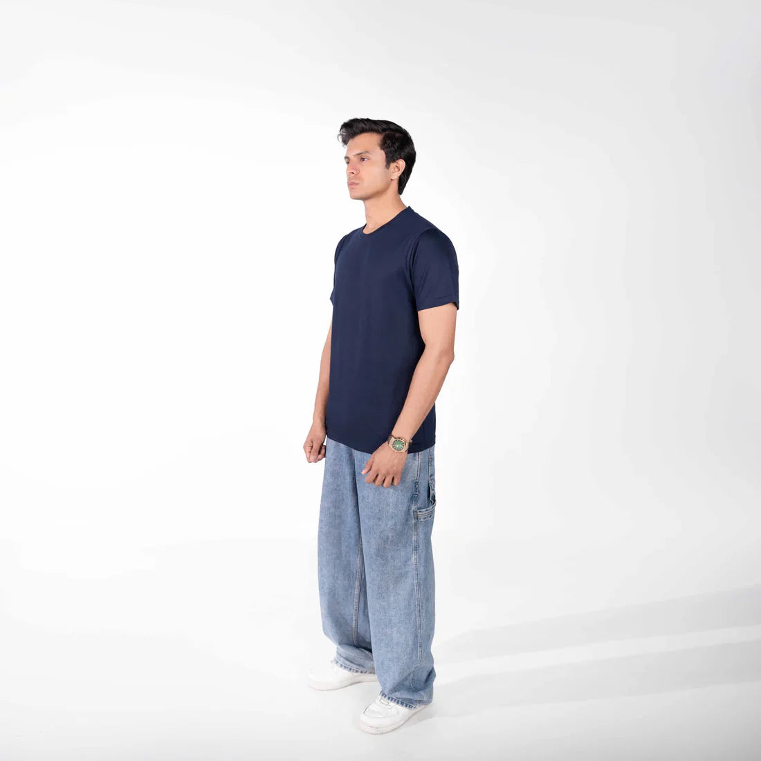 Navy Blue Basic T-Shirt