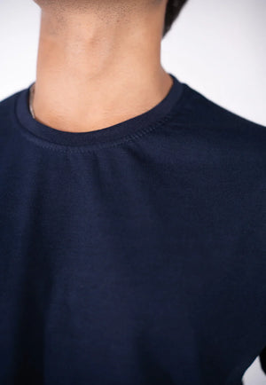 Navy Blue Basic T-Shirt
