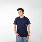 Navy Blue Basic T-Shirt