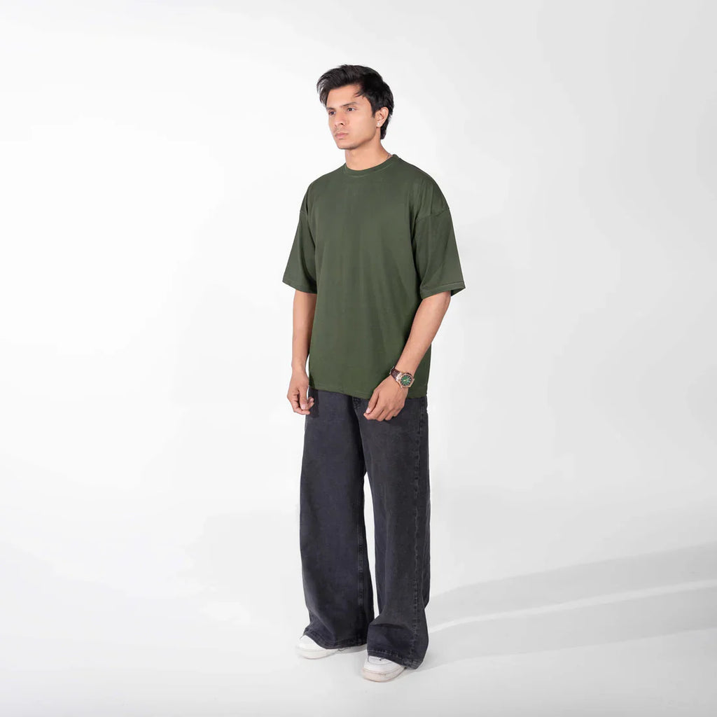 Oversize Olive T-Shirt