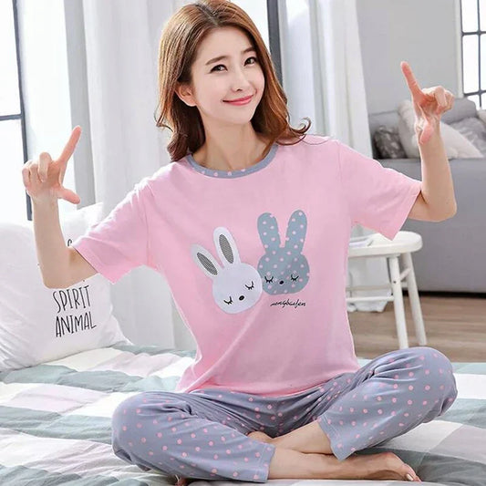 Pink Rabbit Night Suit