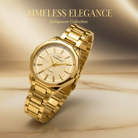 Luxe Chrono Gold Watch Timeless Luxury