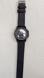 Strike Black with White Touch Men Watch