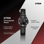 Strike Black with Red Touch Men Watch