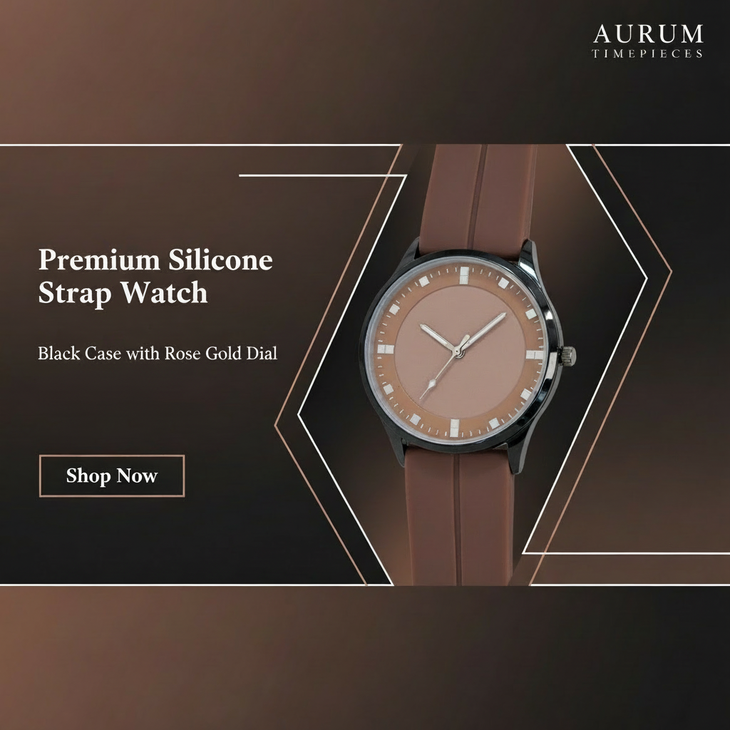 Vitz Regalia Brown Colour Men Watch