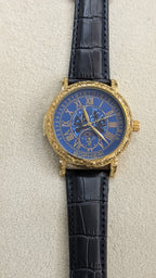 Bophieri Black Strap with Golden Dial Women Watch