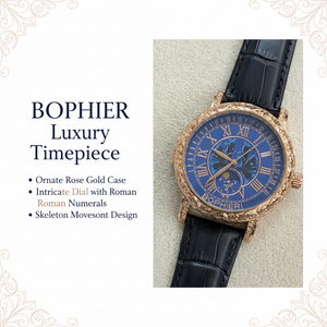 Bophieri Black Strap with Brown Shade Dial Women Watch