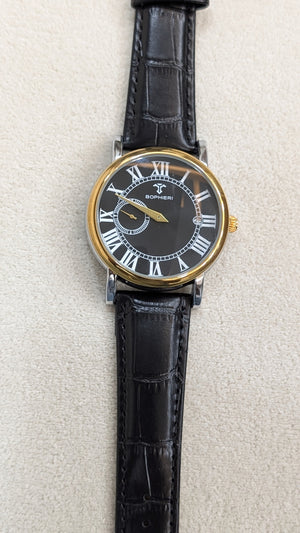 Bophieri Ebon Black Men Watch