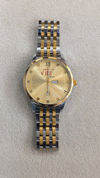 Vitz PrimeX Golden & Silver Touch Men Watch