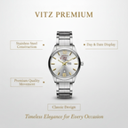 Vitz PrimeX Silver Men Watch