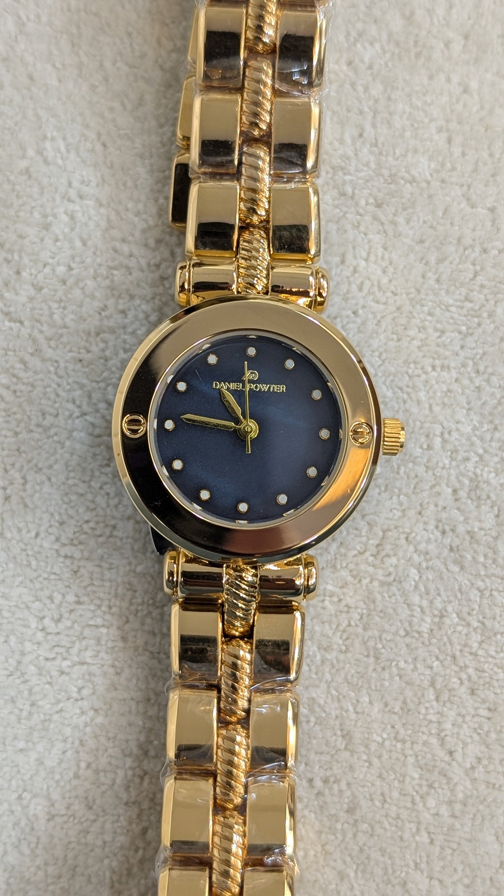 Danel Noble Golden & Black Dial Women Watch
