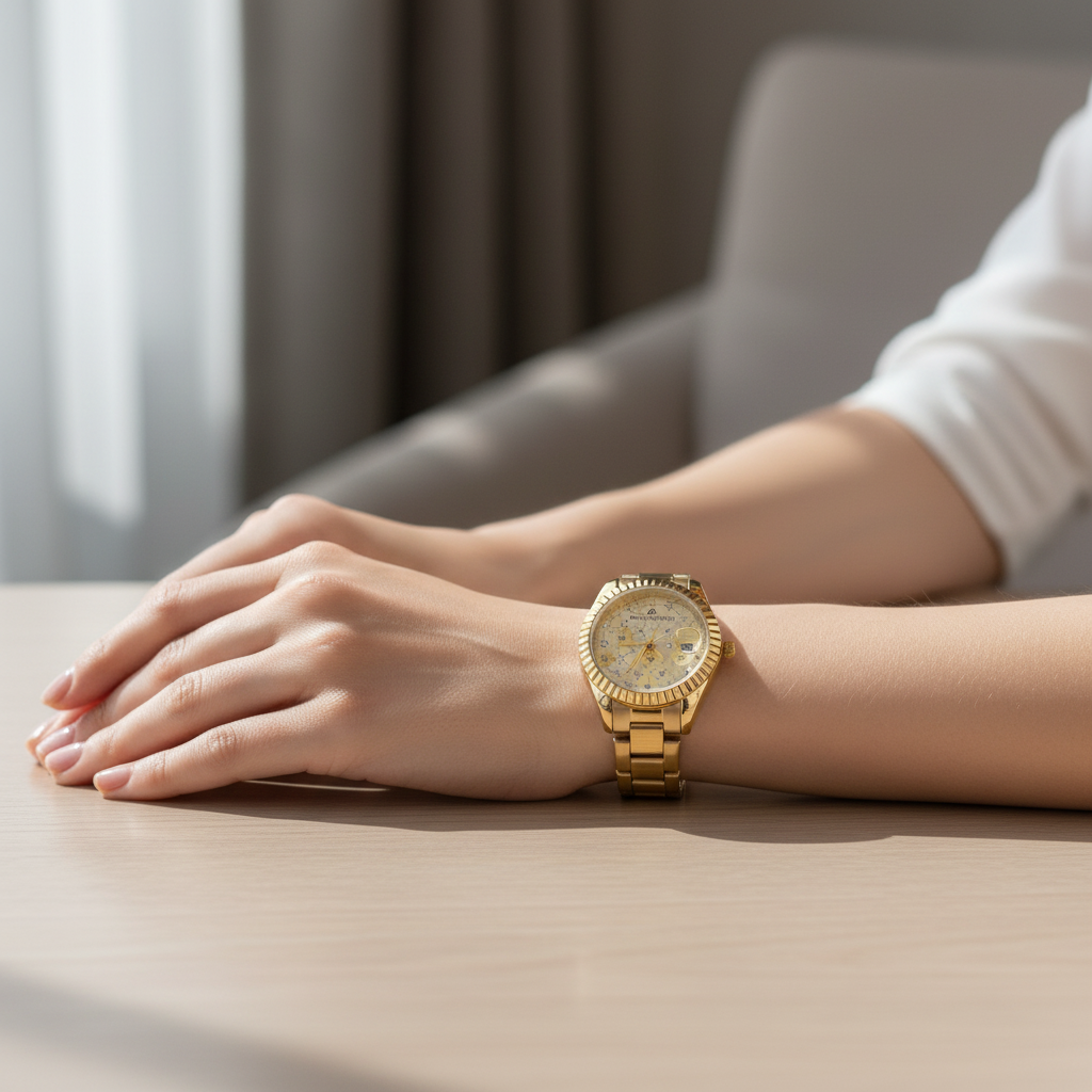 Danel Noble Golden Women Watch