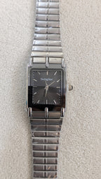 Swingstar Silver & Black Dial Man Watch