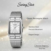 Swingstar Silver & White Dial Man Watch