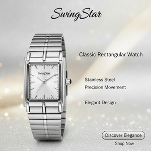 Swingstar Silver & White Dial Man Watch