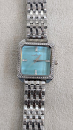 Danel Noble Silver with Sky Blue Dial Women Watch