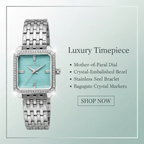 Danel Noble Silver with Sky Blue Dial Women Watch