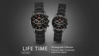 LT Royal Classic Black Couple Watch Set