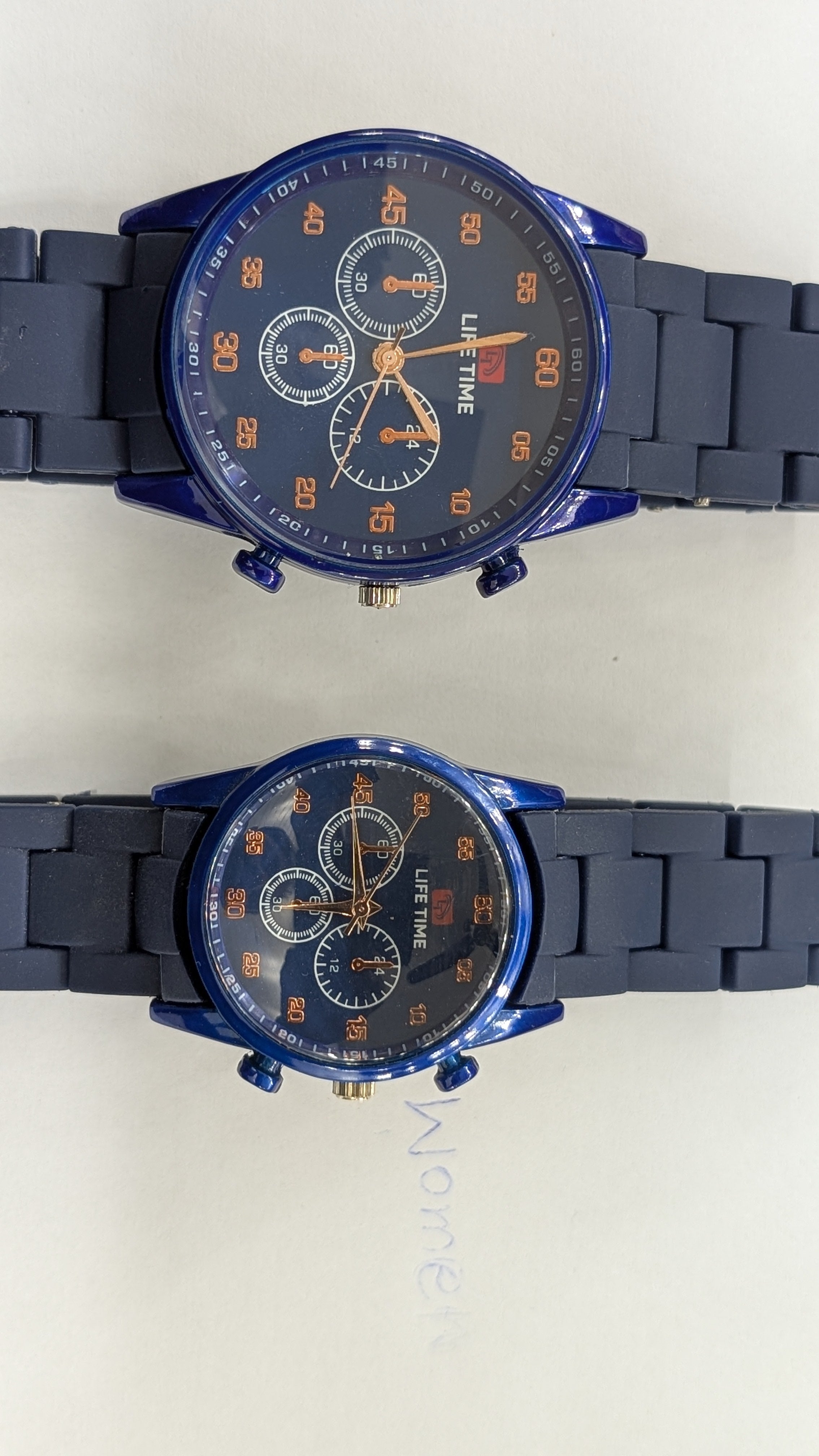 LT Royal Classic Navy Blue Couple Watch Set