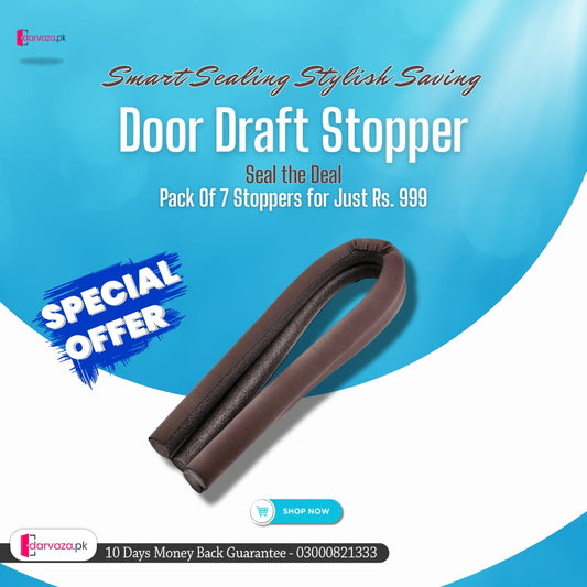 Pack of 7 Door Draft Dust and Air Stopper