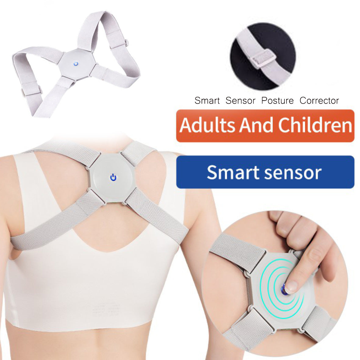 Imported Smart Posture Corrector Belt with Vibration Sensor