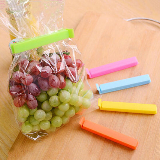 Portable Kitchen Storage Food Sealing Bag Clips 12Pcs