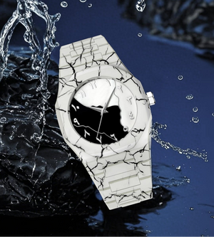 White Classic Arabic Aura – Marble Storm Edition