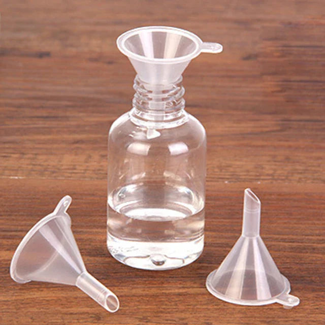 Transparent Mini Plastic Funnel (3 Pcs)