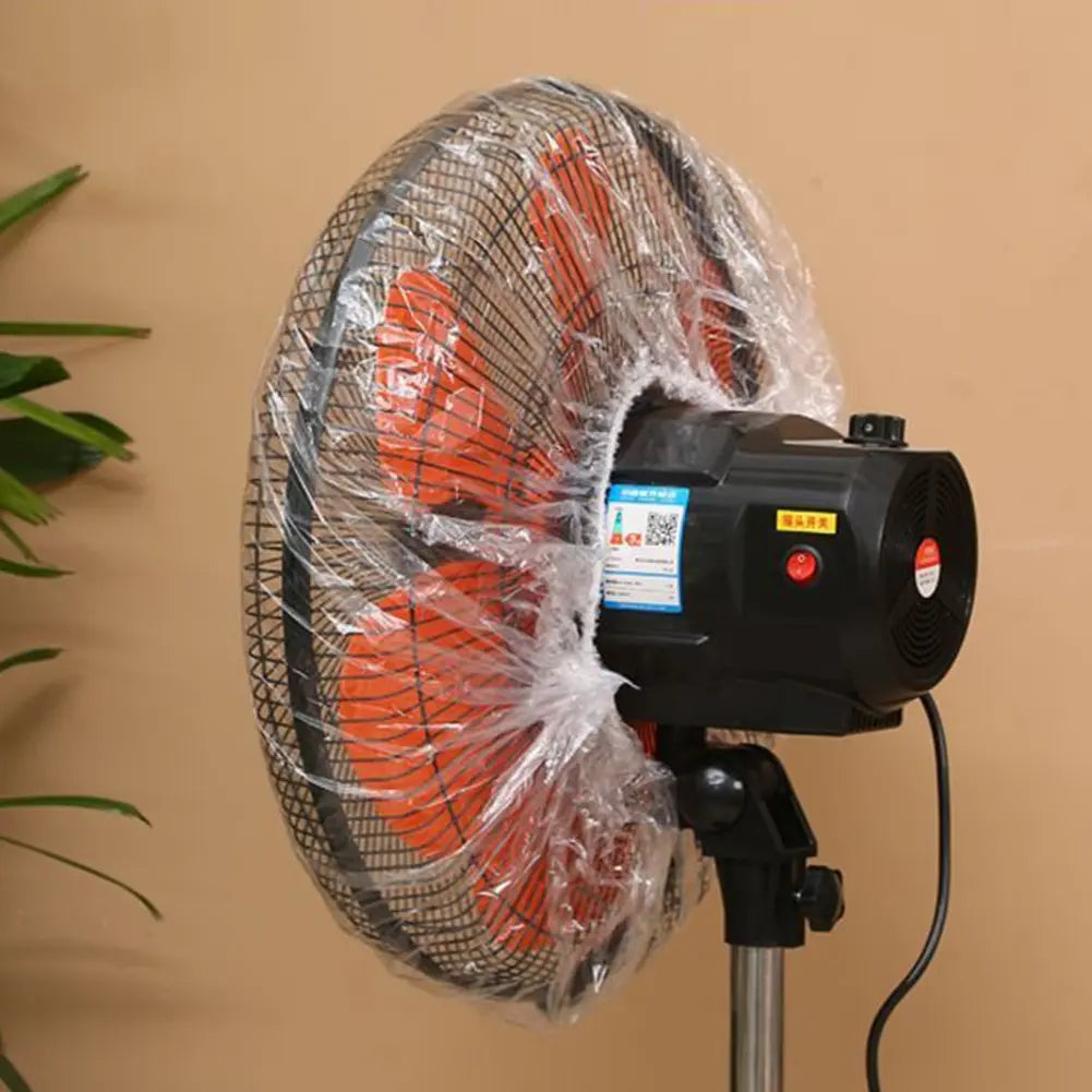 Pack of 10Pcs 120CM Furniture Plastic Cover Dust-proof Disposable For Electric Cooker Oven Electric Fan &amp; Dinning Tables and is Stretchable