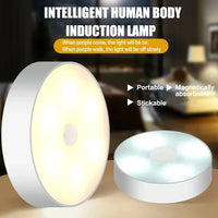 USB Charging Intelligent Motion Sensor Night Light for Hallway, Wardrobe, Bedroom, Bathroom, Kitchen, Basement, Cupboard and Garage