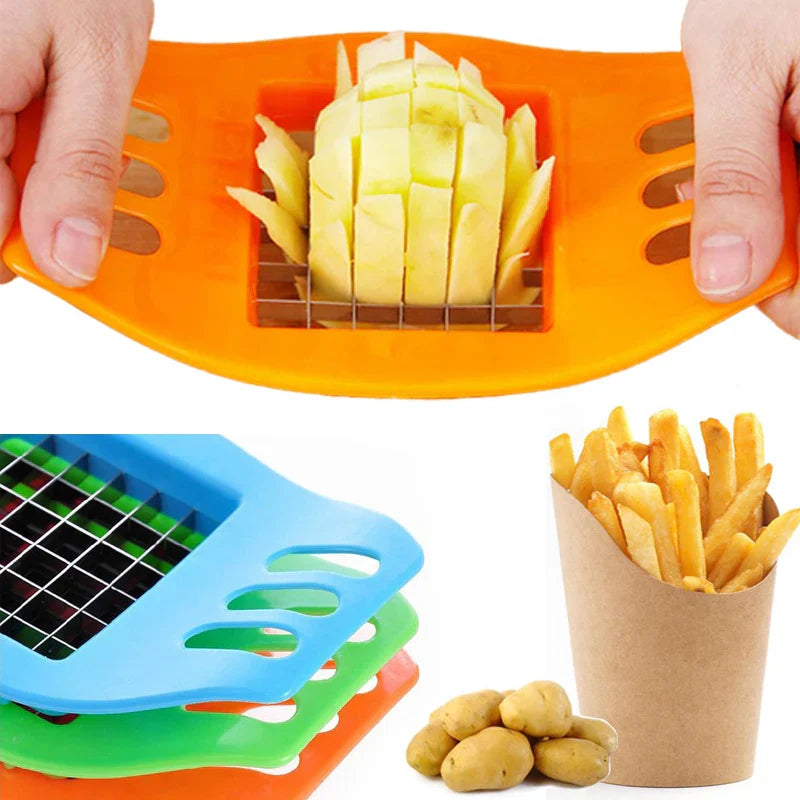 Potato Cutter Stainless Steel French Fry Slicer Cutter (1Pc)