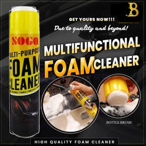 Multi Purpose Foam Cleaner For Cleaning Vinyl and Fabric Upholstery, Floor Mats, Carpets, Leather, and Car Seats