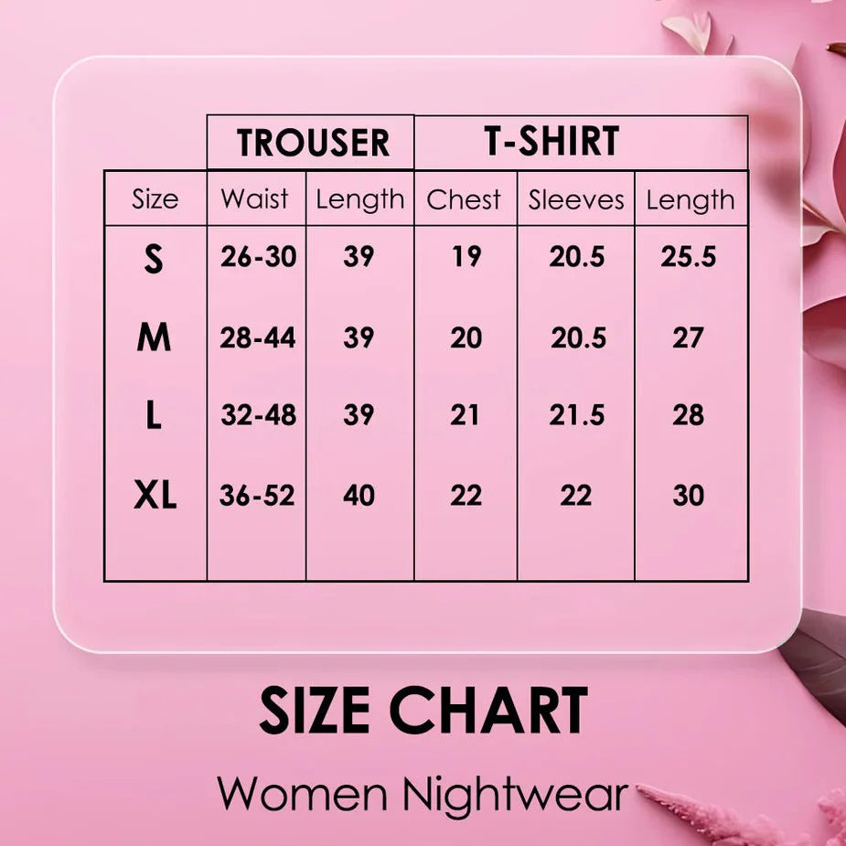 Pink Love Nightwear Set