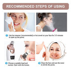 Multifunctional Cleaning Instrument For Pore Acne Pimple Removal and Vacuum Suction Facial Pore Cleaner