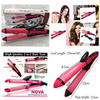 2 in 1 NOVA NHC 2009 Hair Curler and Straightener For Women