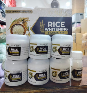 Rice Whitening Facial Kit – 6 Step Glowing Skin Treatment